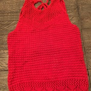 hollister cropped tank top